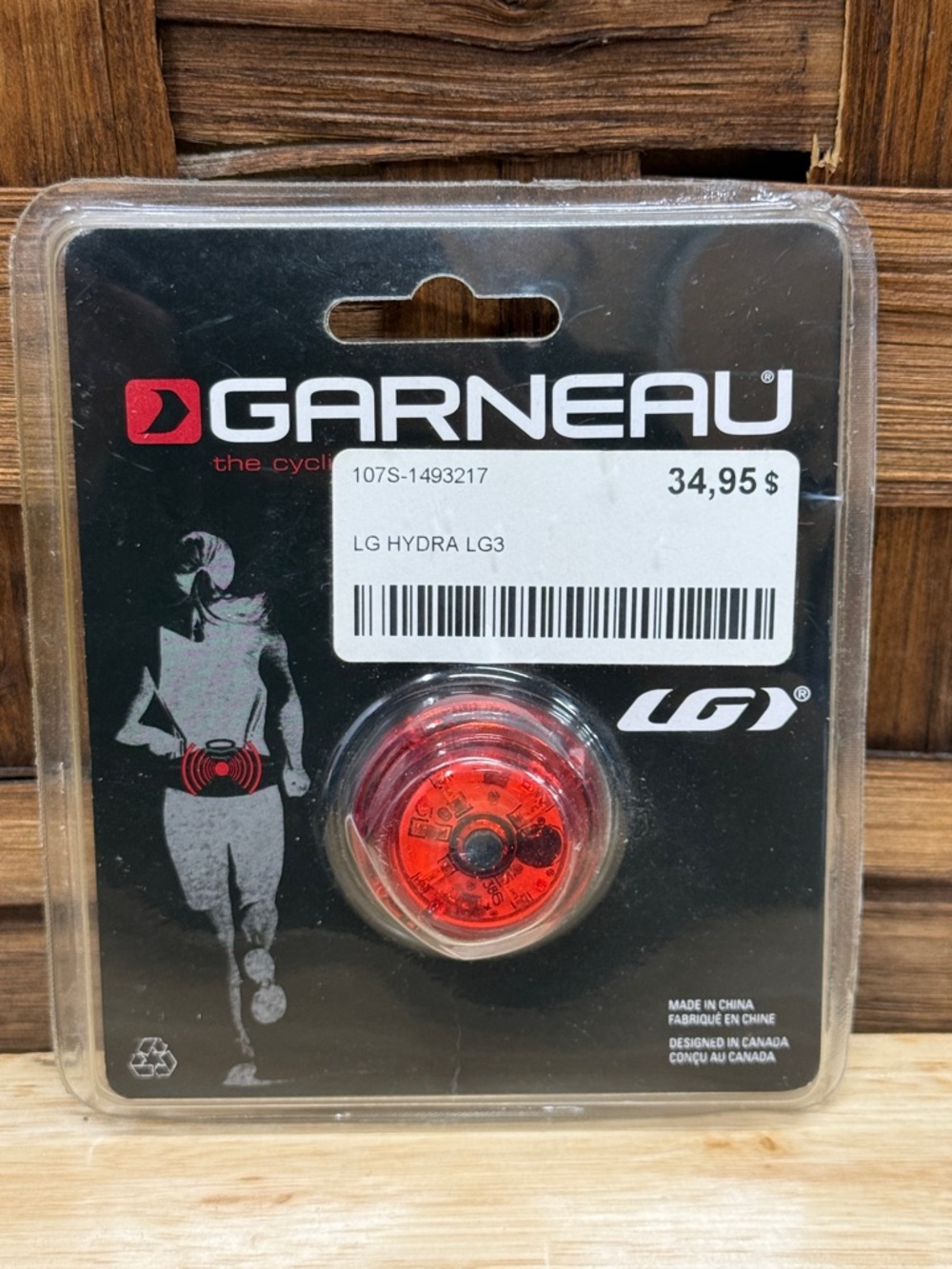 Garneau LG Hydra LG3 Rear Bike Light - Red Lens